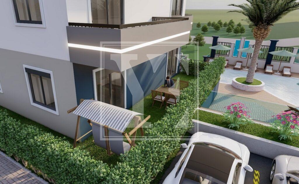 Уютная и красивая квартира 1+1 в районе Паяллар.