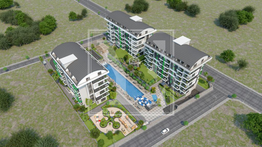 Затишна 1+1 квартира в районі Каргиджака