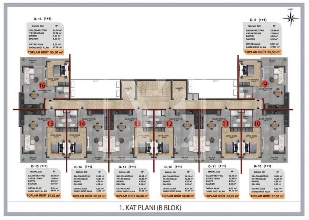 Roof duplex 4+1 in a luxury residential complex