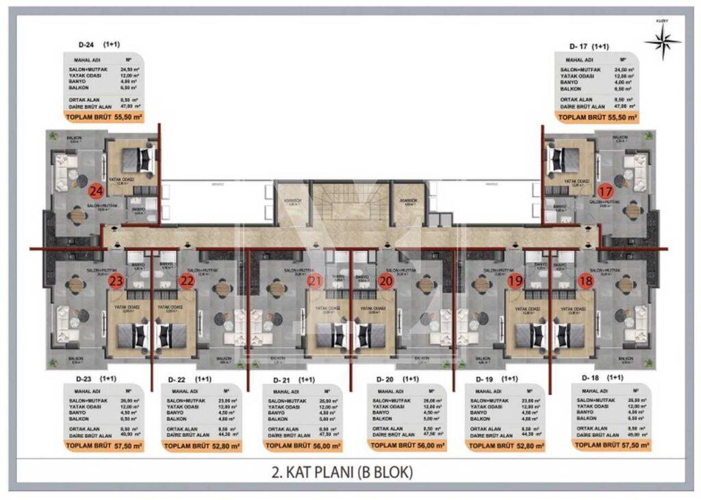 Roof duplex 4+1 in a luxury residential complex