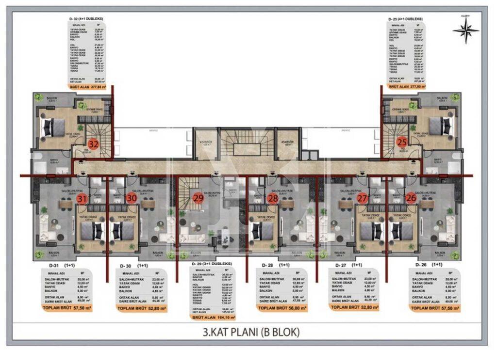 Roof duplex 4+1 in a luxury residential complex