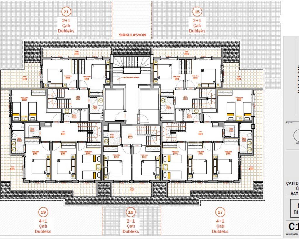 Neue Dach-Maisonette 4+1 zur Investition in der schönen Gegend in Turkler