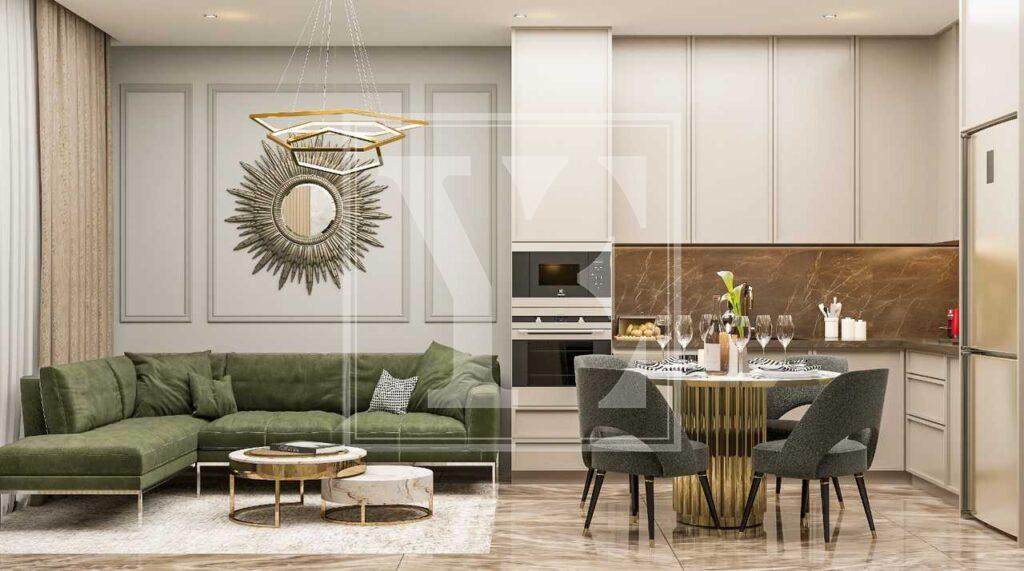 2+1 سقف دوبلکس زیبا در دمیرتاش