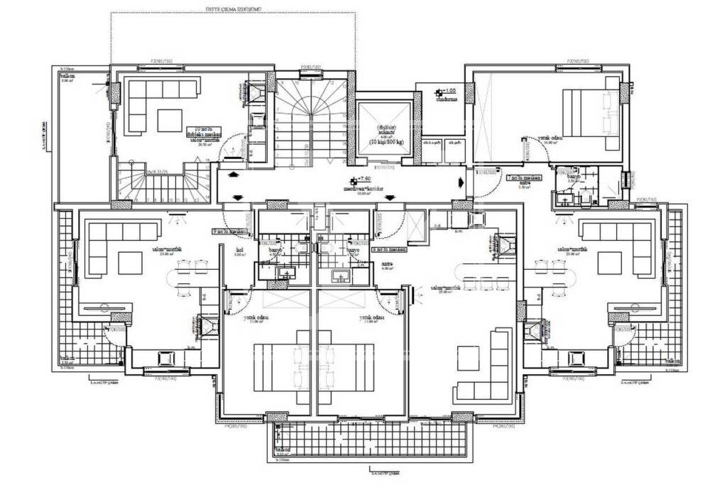 سقف دنج دوبلکس 2+1 در منطقه زیبای آوسالار