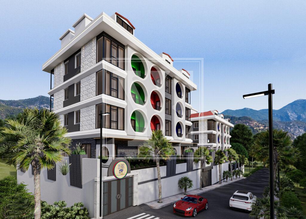 Уютный дуплекс на крыше 2+1 с прекрасным видом в районе Махмутлара