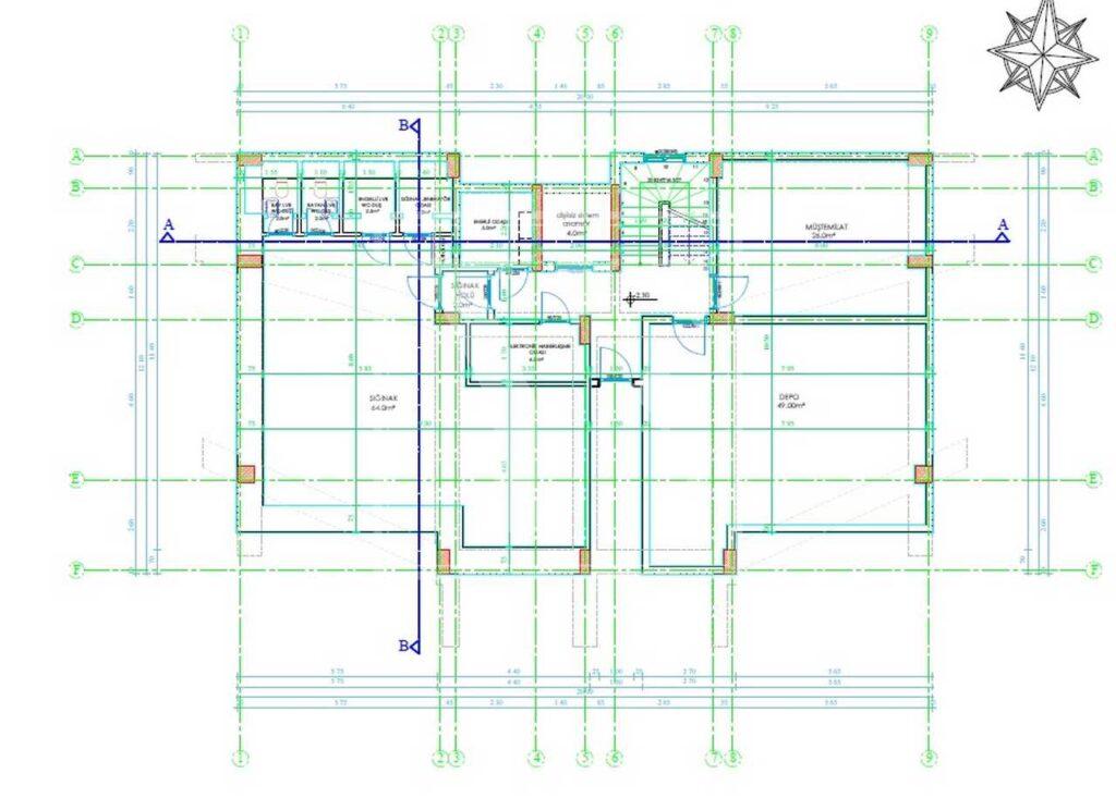 Tolle Maisonette-Wohnung 2+1 in der wunderschönen Gegend in Çiplakli