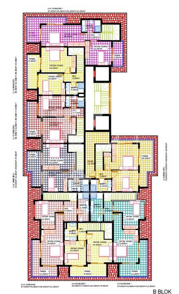 Современная квартира 1+1 в прекрасном районе Оба