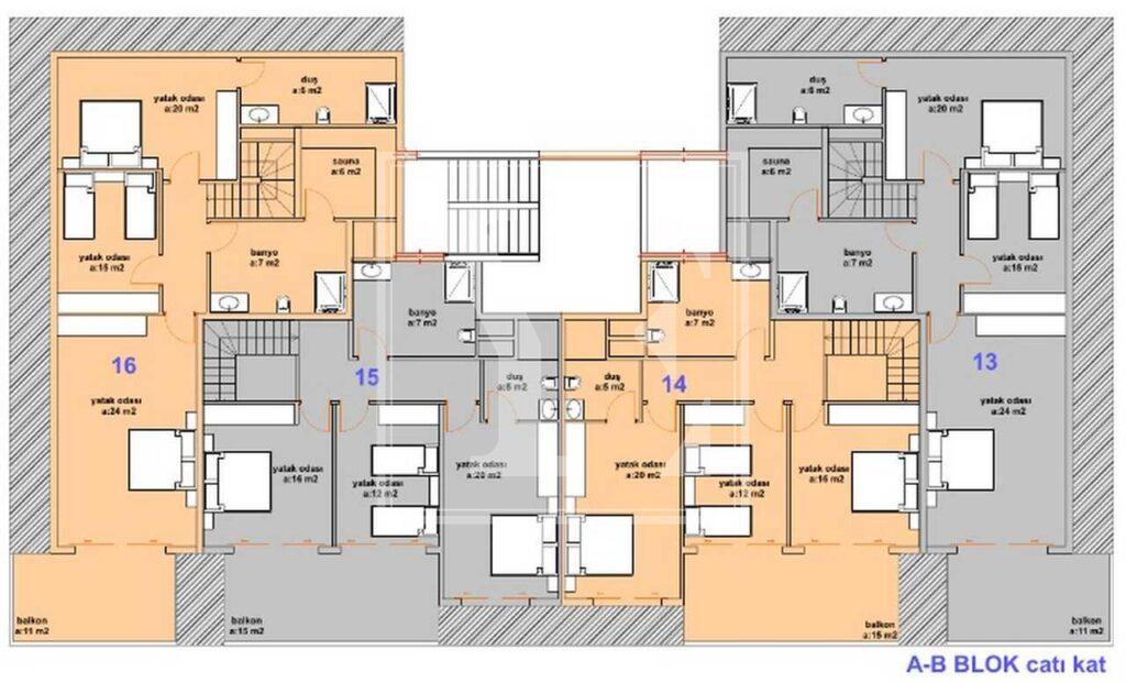 Schöne 3+1-Dach-Maisonette für hochwertiges Wohnen in Kargicak