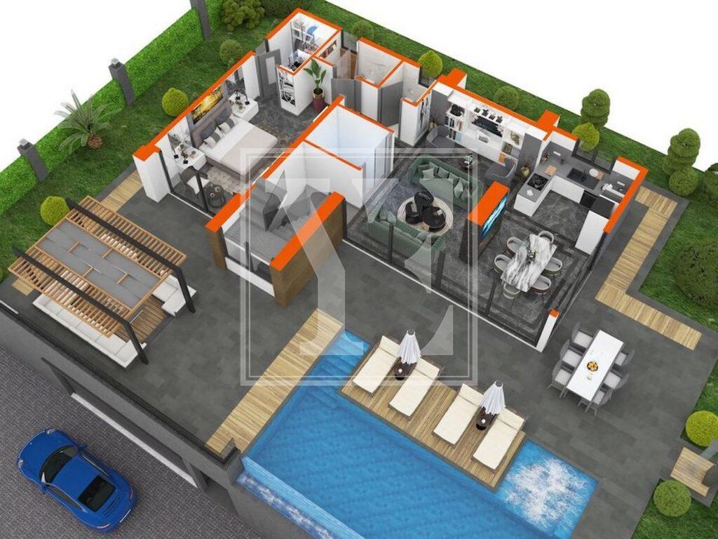 ویلای لوکس 3+1 در منطقه زیبای کارگیجک