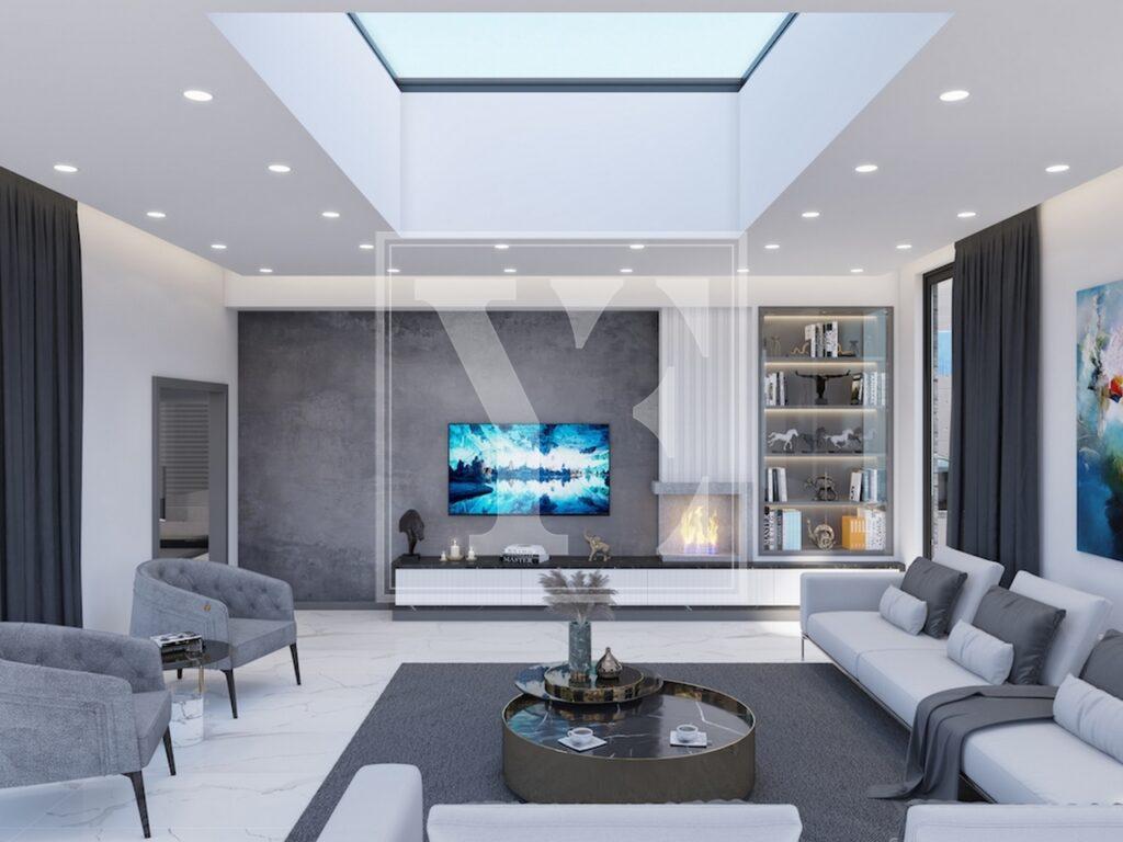 Luxusvilla 5+1 in der wunderschönen Gegend in Kargicak