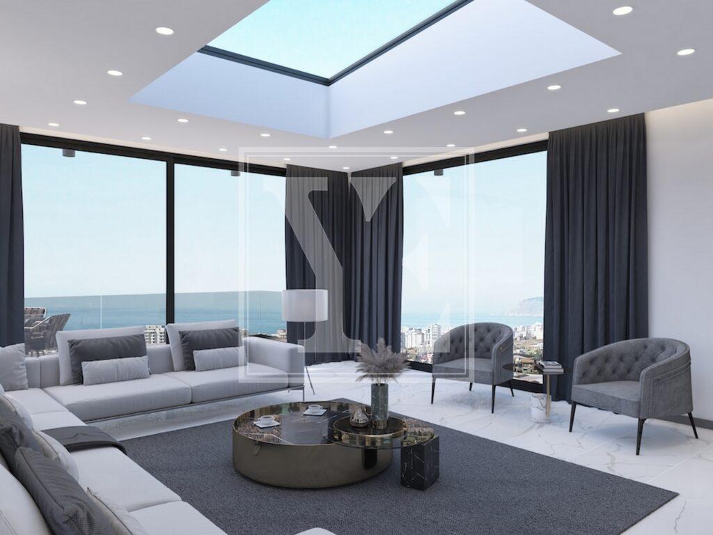 Luxusvilla 5+1 in der wunderschönen Gegend in Kargicak