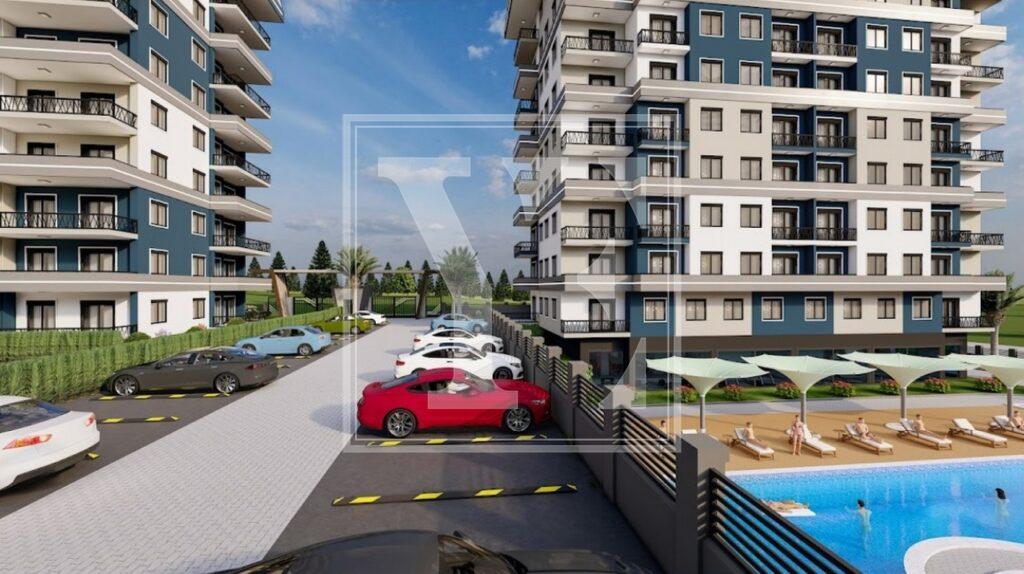 Nice garden duplex 3+1 for investment in the beautiful area in Payallar