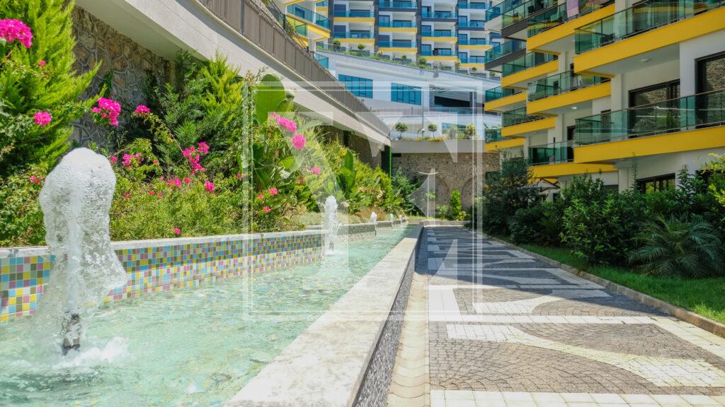 Beautiful 2+1 garden duplex in the area in Kargicak