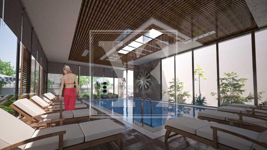 Wohnung zum Verkauf in Alanya, Mahmutlar, zwei Schlafzimmer, tolle Lage