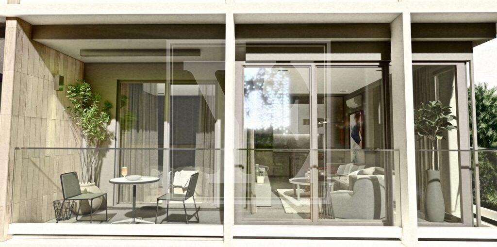 Чудовий садовий дуплекс 2+1 в елітному будинку в Авсалларі