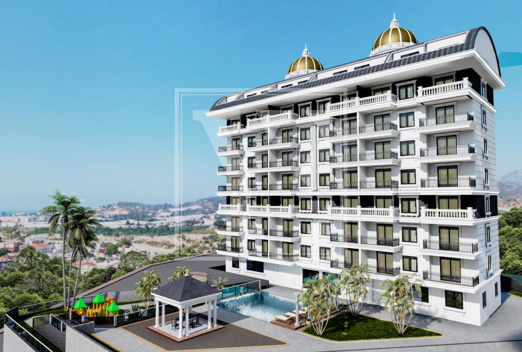 Розкішний дуплекс на даху 2+1 в гарному районі Демірташа