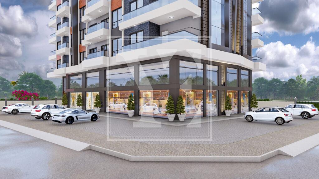 Роскошная квартира 1+1 для проживания в элегантном комплексе в Махмутларе