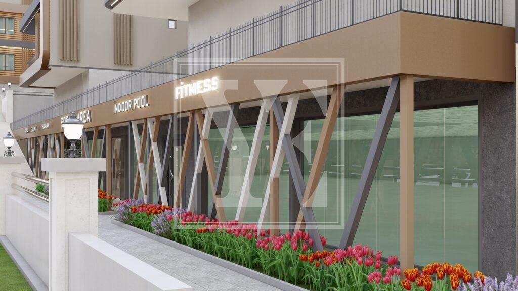 آپارتمان شیک 1+1 در پروژه شگفت انگیز در منطقه اوبا