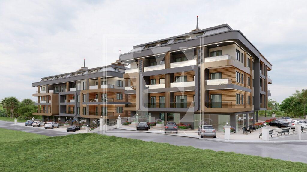 آپارتمان شیک 1+1 در پروژه شگفت انگیز در منطقه اوبا