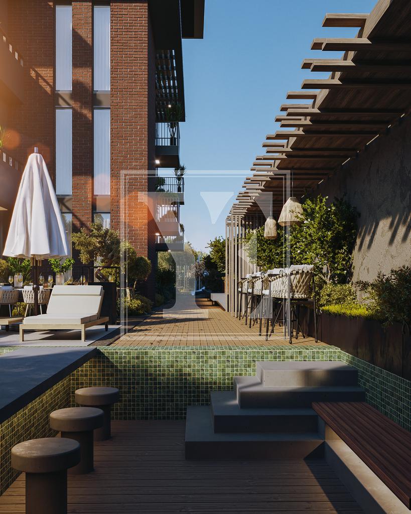 Хорошая квартира 1+1 в районе Кестель