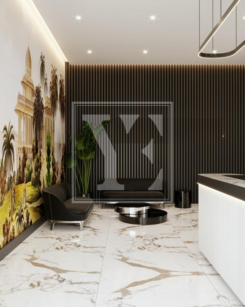 Современная двухкомнатная квартира в Авсалларе