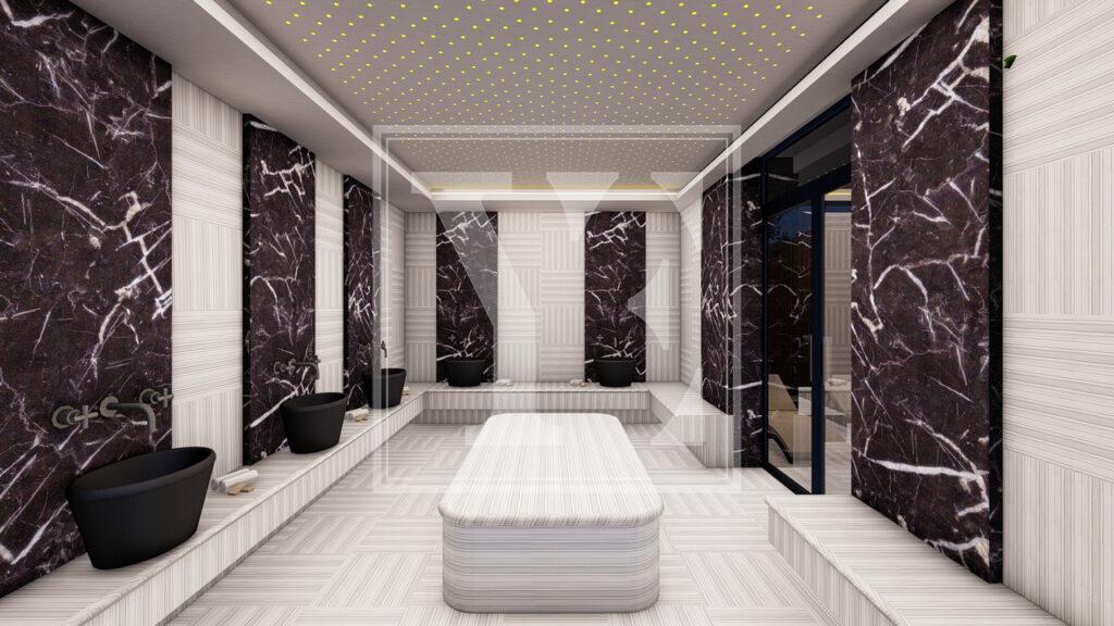 باغ دوبلکس زیبا 5+1 برای سرمایه گذاری در منطقه زیبا در اوبا