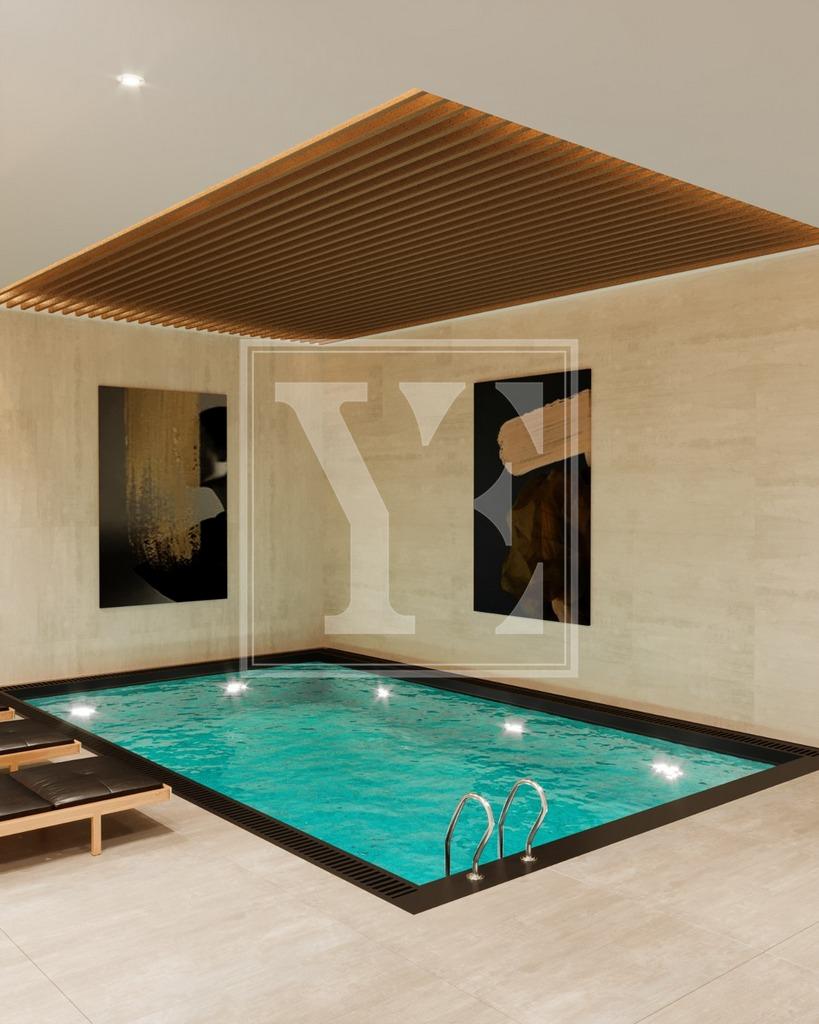 Современная двухкомнатная квартира в Авсалларе