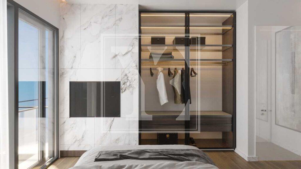 Elegante Wohnung 1+1 in einer schönen Gegend in Alanya