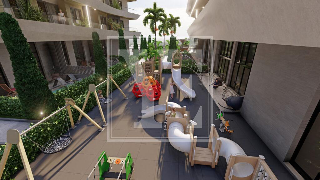 Роскошный дуплекс 3+1 на крыше в красивом районе Махмутлара