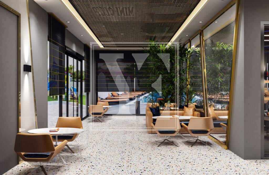 Роскошная квартира 1+1 для проживания в элегантном комплексе в Махмутларе