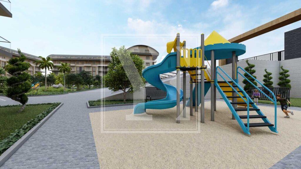 Двухуровневая квартира 2+1 в лучшем районе Алании