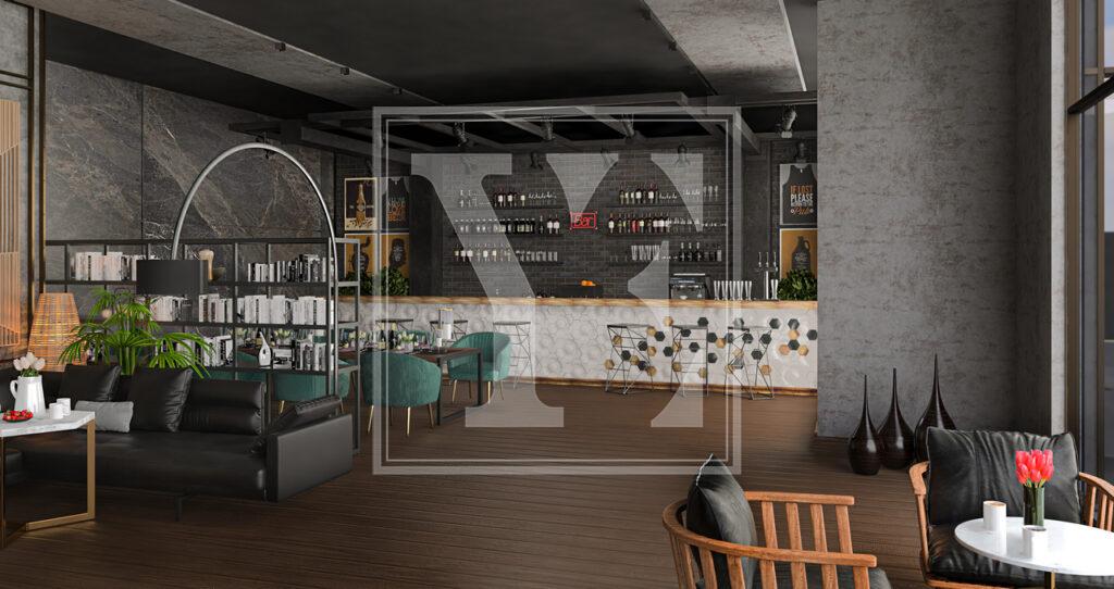 Чудовий садовий дуплекс 2+1 в елітному будинку в Авсалларі