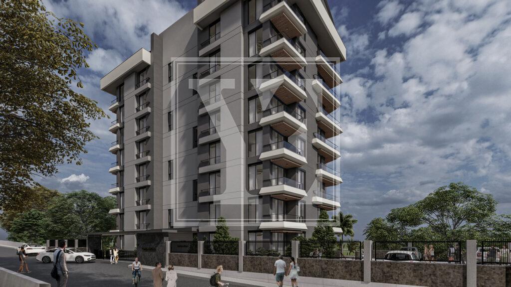 Роскошная квартира 1+1 для жизни в хорошем районе Демирташа