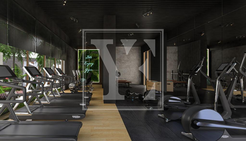 Чудовий садовий дуплекс 2+1 в елітному будинку в Авсалларі