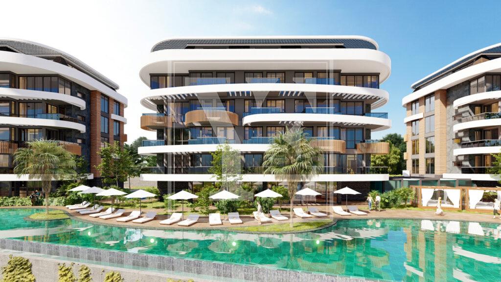 Современный дуплекс на крыше 3+1 в красивом районе Кестеля