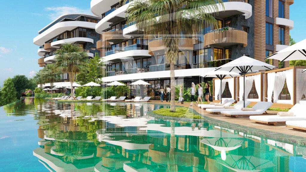 Современный дуплекс на крыше 3+1 в красивом районе Кестеля