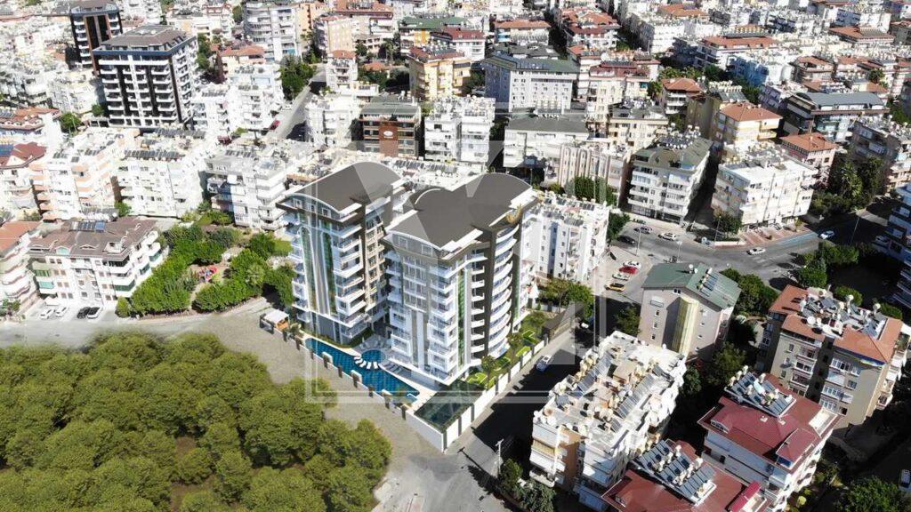 Nice garden duplex 2+1 close to the beautiful Cleopatra  beach in Alanya