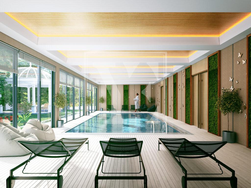 Уютная и красивая квартира 1+1 в красивом районе Авсаллара для проживания