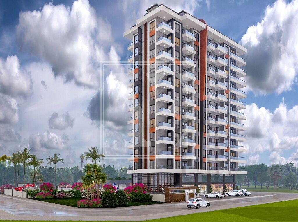 Роскошная квартира 1+1 для проживания в элегантном комплексе в Махмутларе