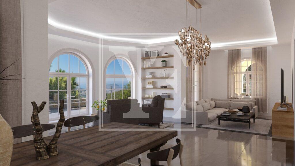 خانه مجردی در تپه، آلانیا برای فروش