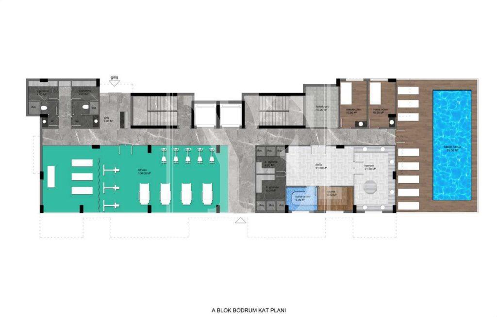 Квартира 2+1 з чудовим розташуванням для інвестицій в Авсалларі