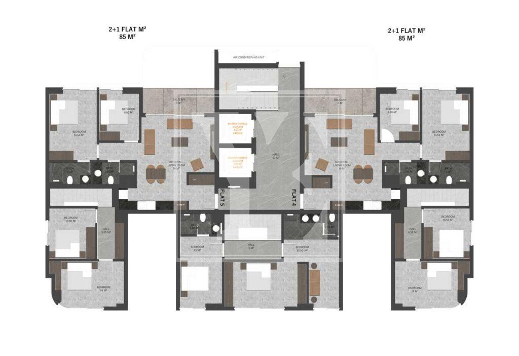 Садовый дуплекс 3+1 в уютном доме в Кестеле