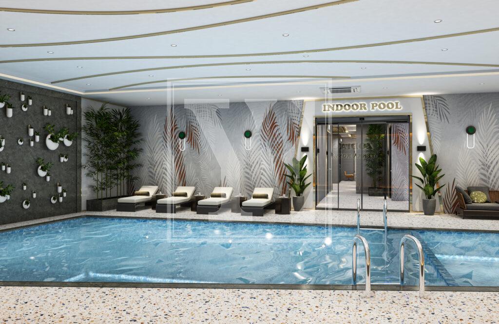 Роскошная квартира 1+1 для проживания в элегантном комплексе в Махмутларе