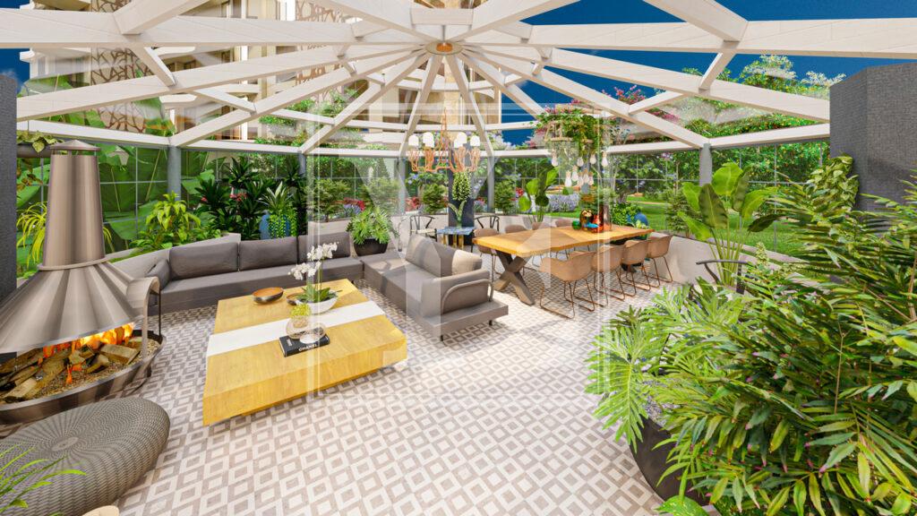 Замечательная квартира 1+1 в красивом проекте в районе Оба