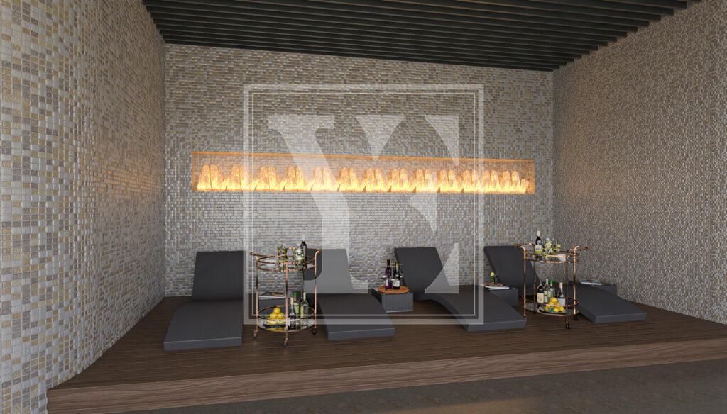 Чудовий садовий дуплекс 2+1 в елітному будинку в Авсалларі