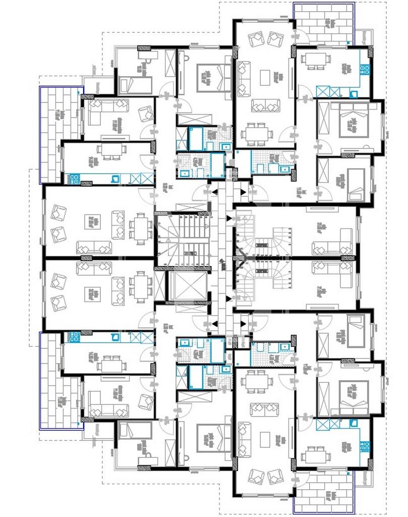 Красивый дуплекс на крыше 5+1 в прекрасном районе Оба