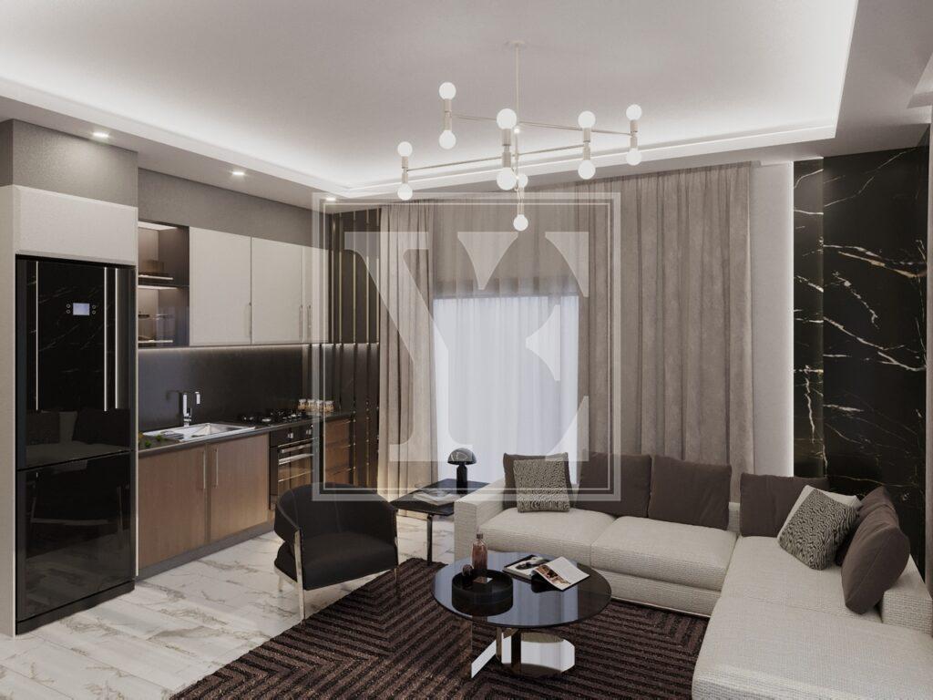 Красивая квартира 1+1 в красивом районе Оба