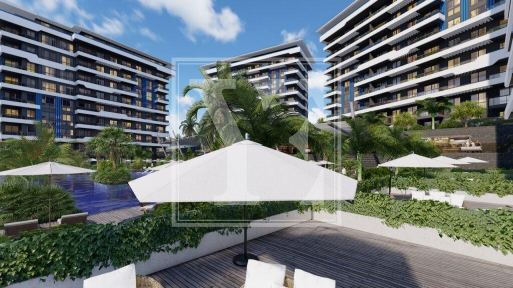 Beautiful 2+1 roof duplex in the area of Okurcalar, Alanya