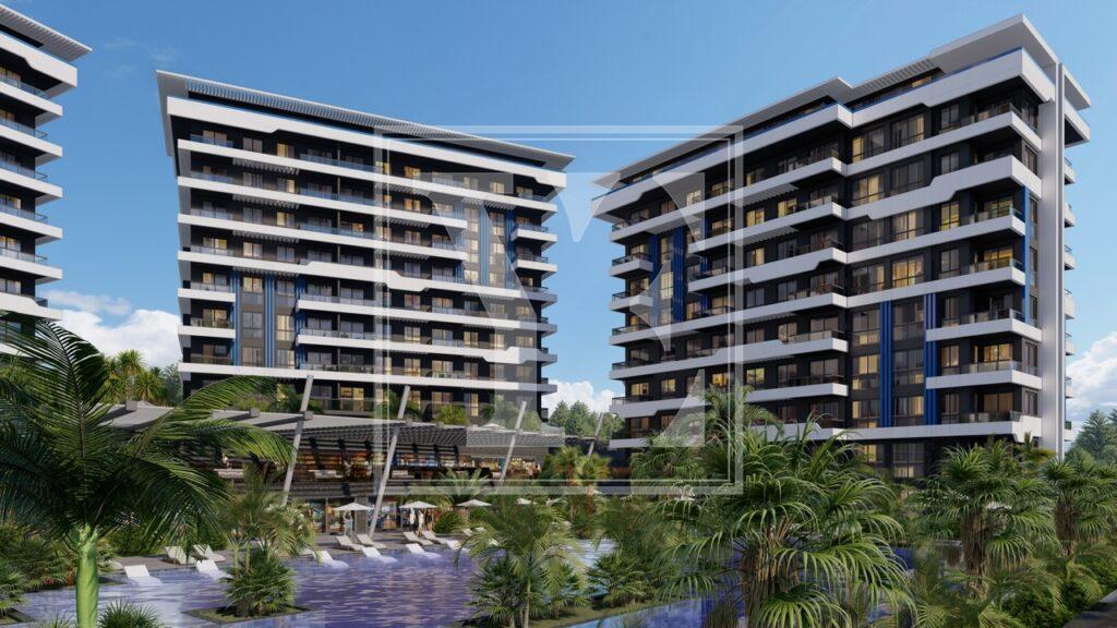 آپارتمان 1+1 زیبا در منطقه Okurcalar، آلانیا