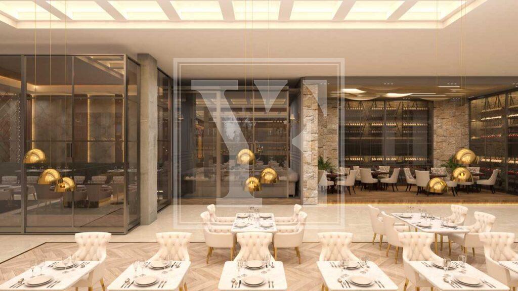 باغ دوبلکس شیک 2+1 در مجتمع مدرن در منطقه محمودلار